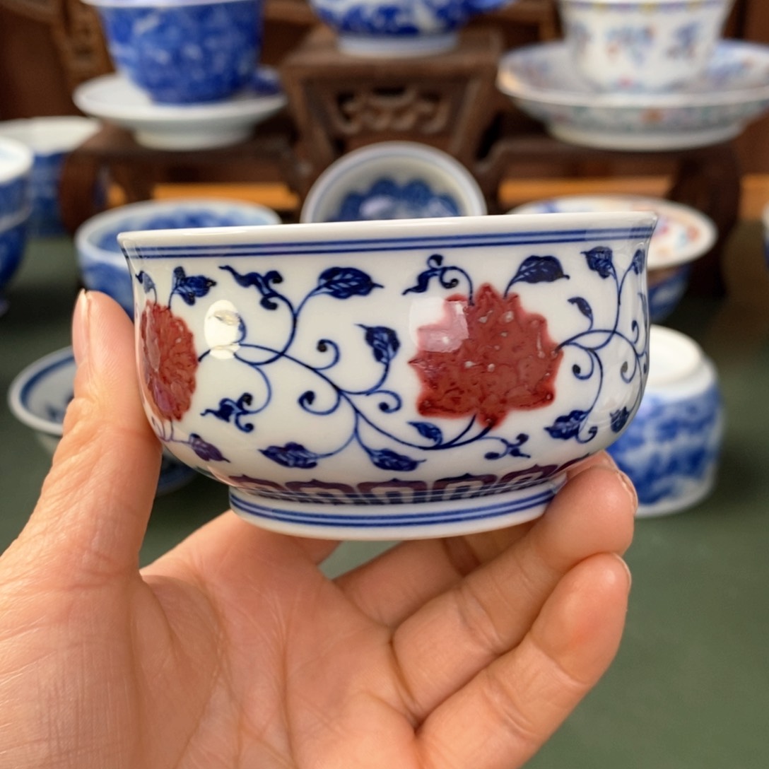 杯景德镇陶瓷手工手绘