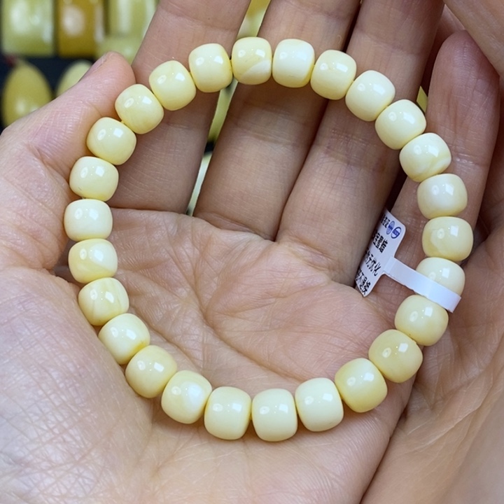 蜜蜡手链未镶嵌天然原矿假一赔十