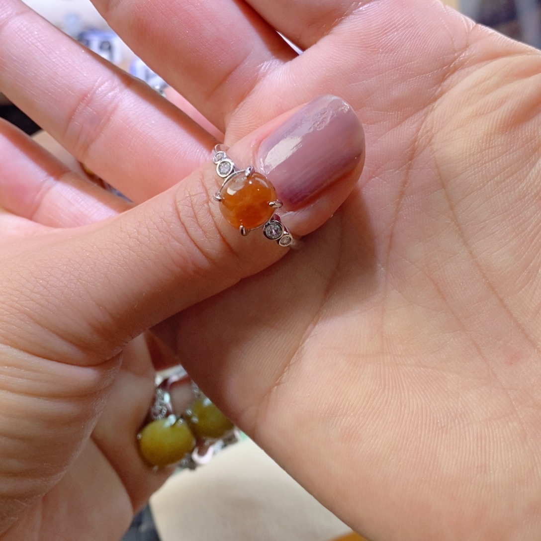 天***星未镶嵌戒指翡翠缅甸