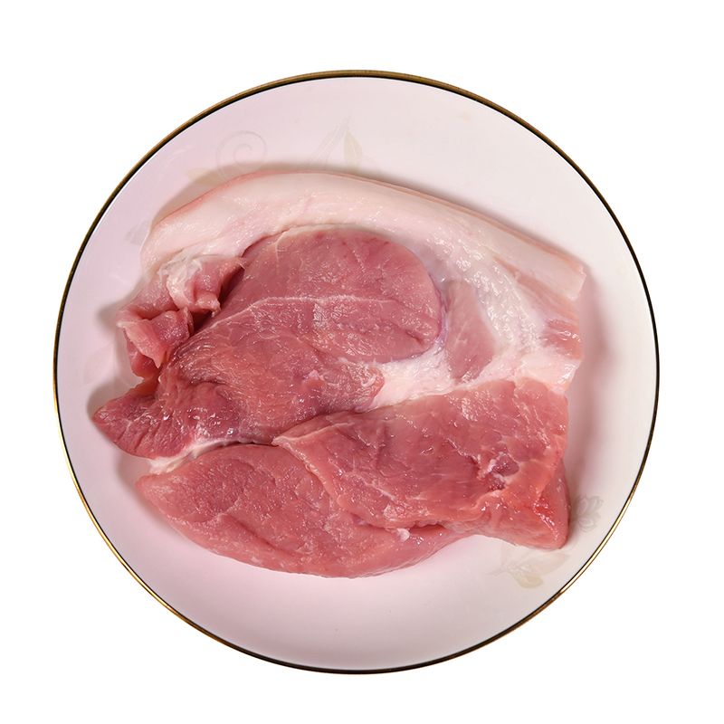 【带皮白条肉】带皮鲜前腿肉约450g/份