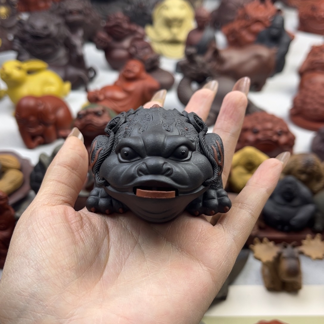 紫砂茶宠快****水紫砂茶宠