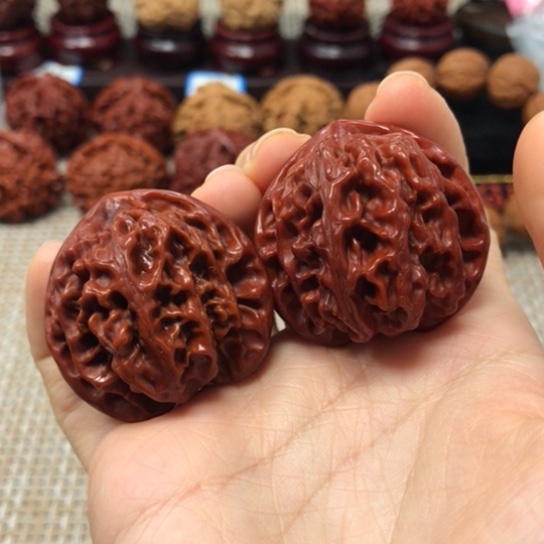 文玩核桃把件苹果