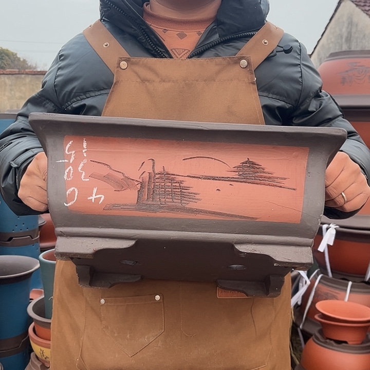 紫砂花盆紫砂花盆盆栽