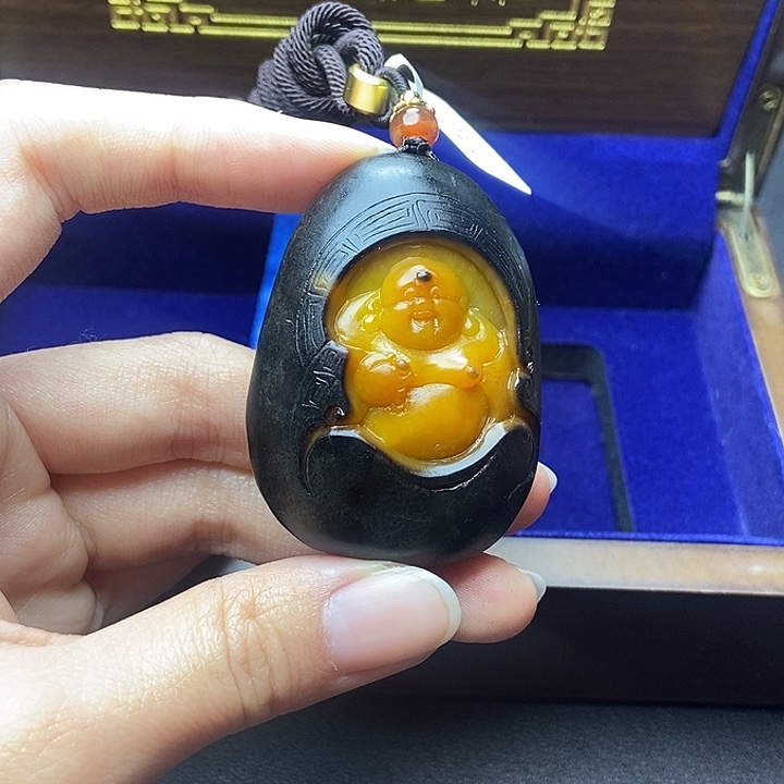 和田玉挂件未镶嵌老*N