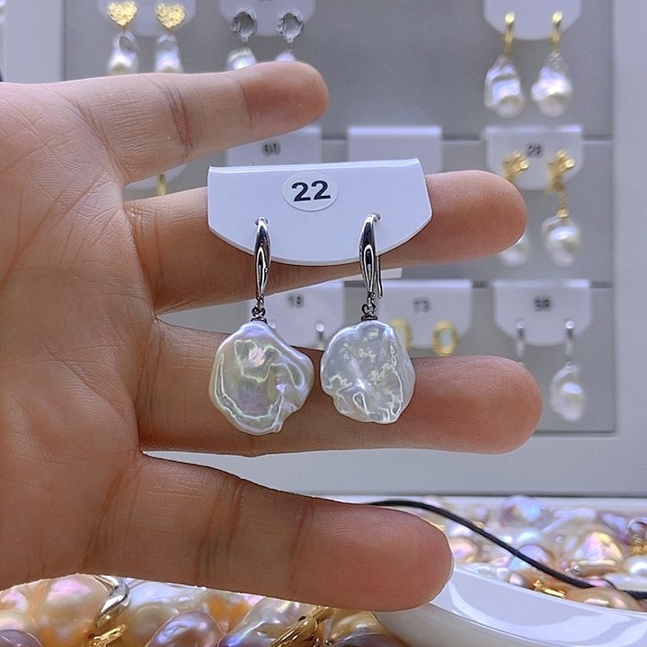 梧***青淡水珍珠颈饰未镶嵌22