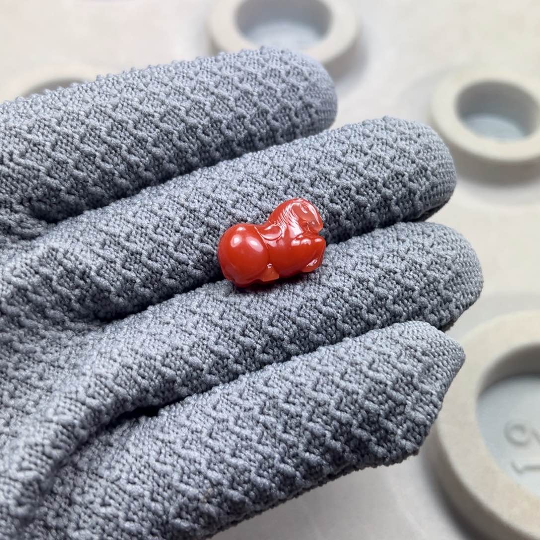 南红玛瑙一马平川未镶嵌祥***?