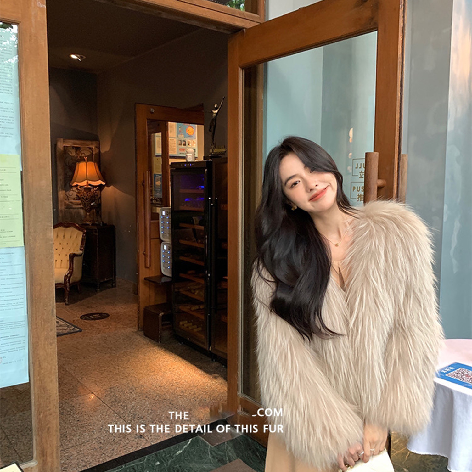 （浠儿姐姐）年年必买的冬季推荐款 、50长双面编织貉子毛 多色外套