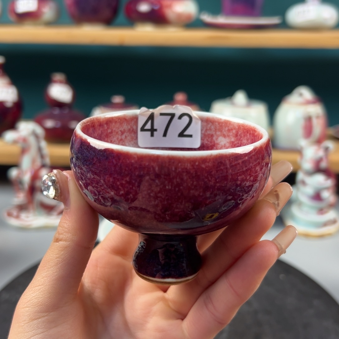 瓷片全品无暇主人杯纯手工