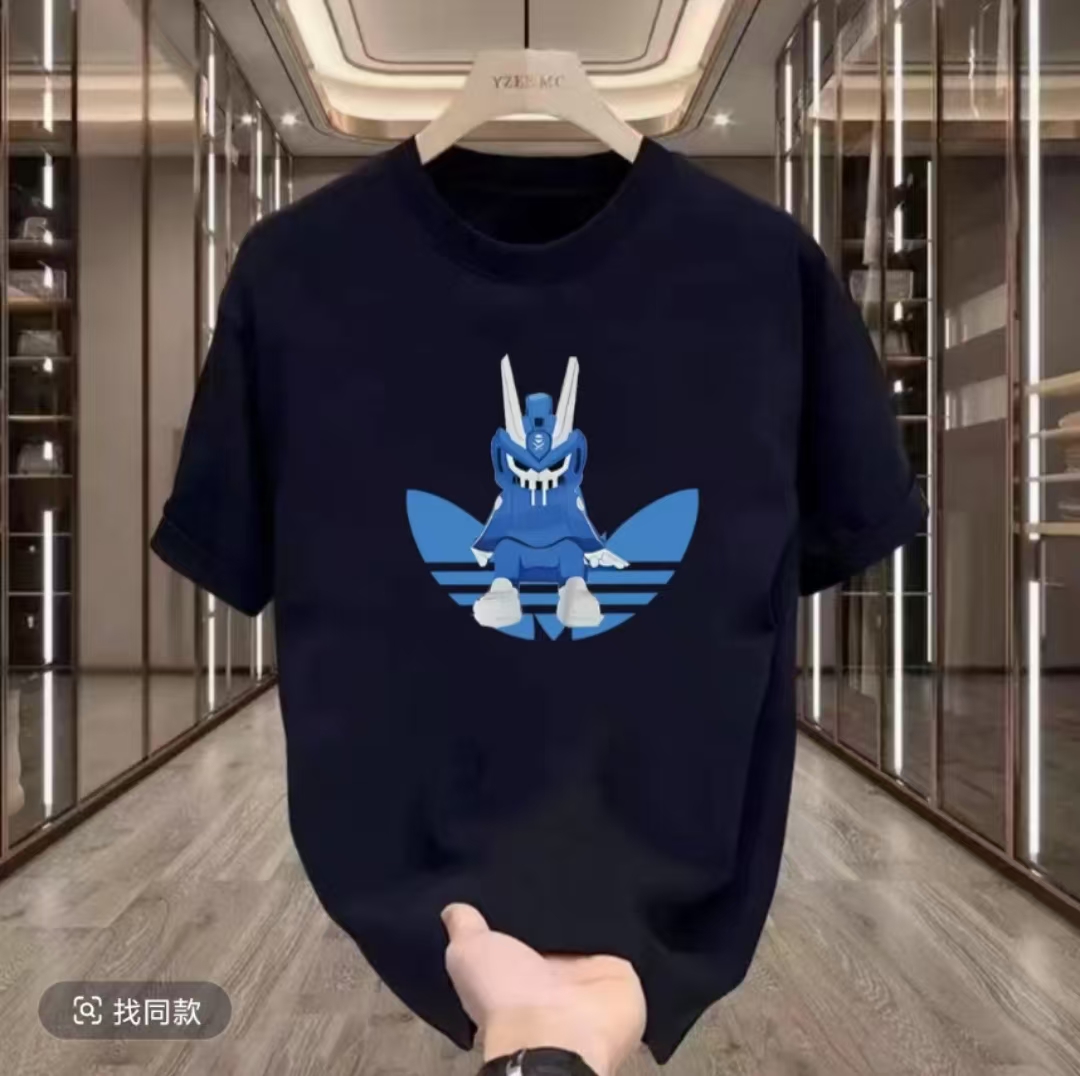 【一折粉丝福利】潮牌男女同款圆领百搭T恤