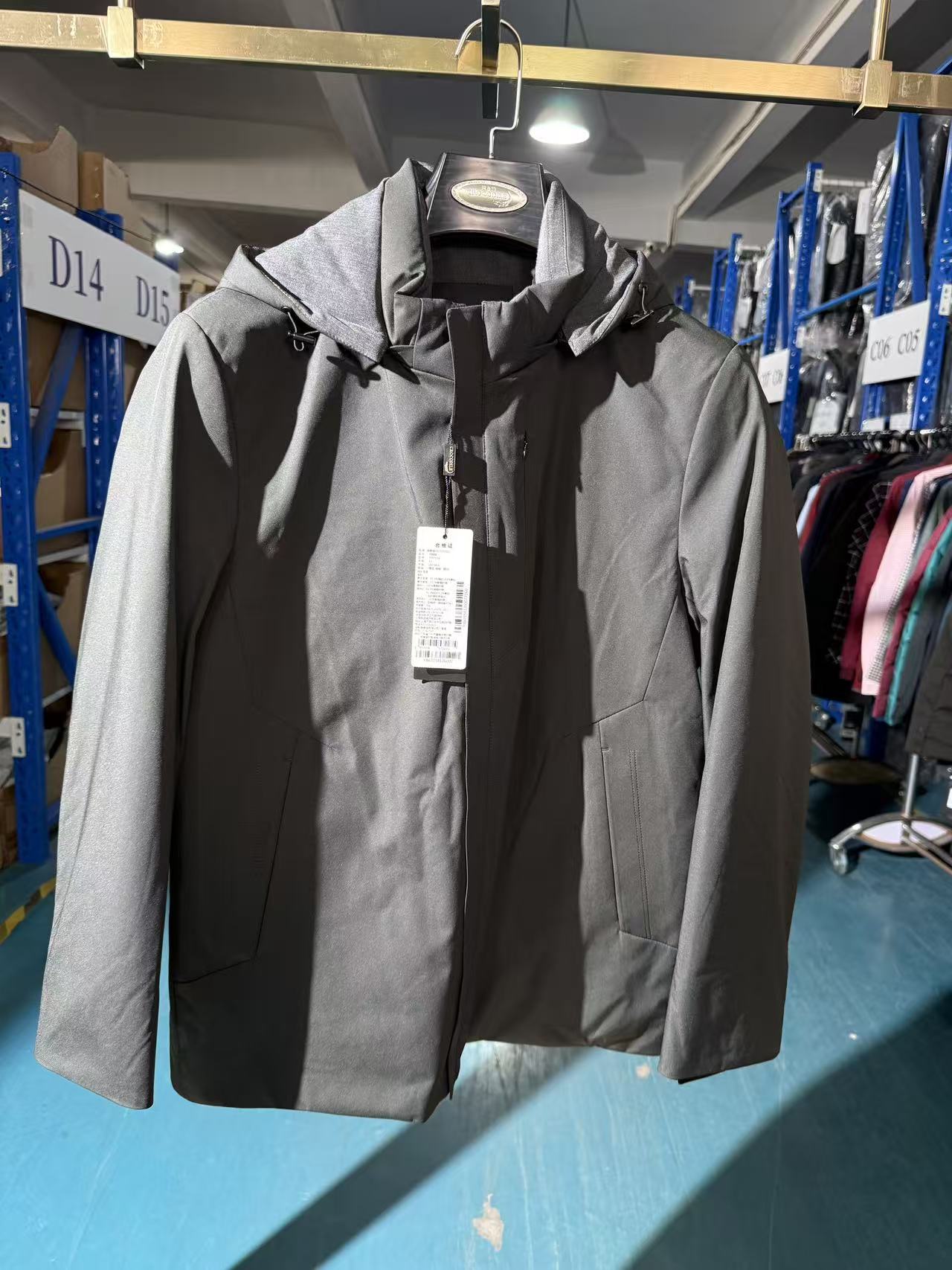 YR67054-43【鳄品牌】高品质男装羽绒服外套