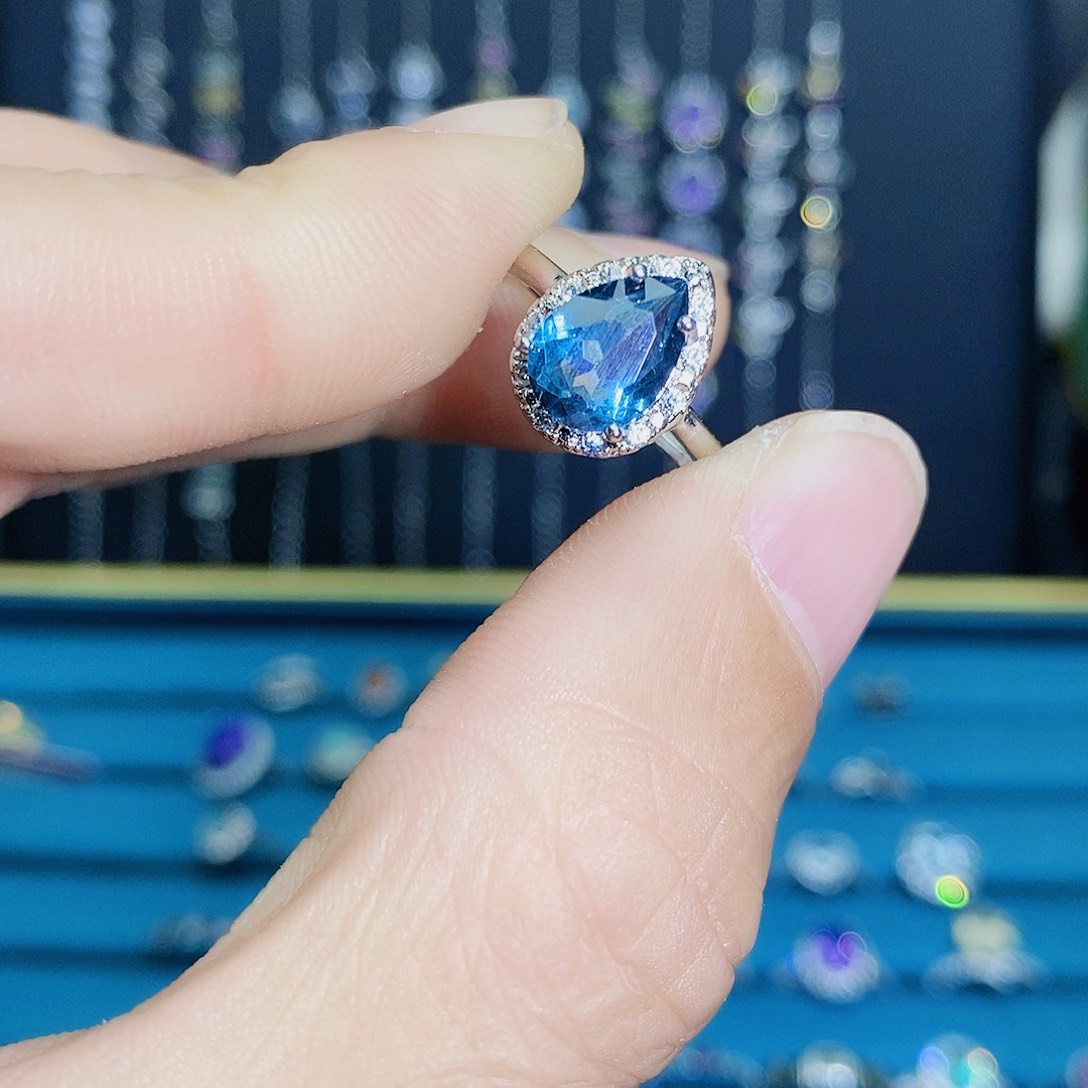 紫晶珠宝半成品银S925镶嵌