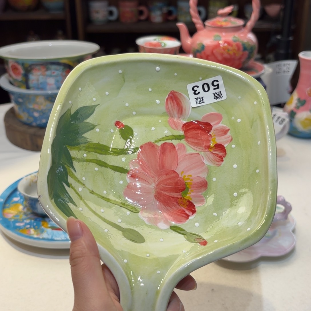 景德镇手绘高温釉下彩陶瓷茶具