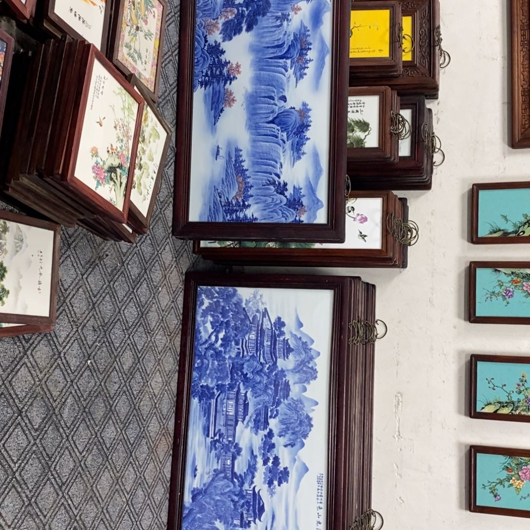 忠***林瓷景德镇瓷板画柴窑烧制