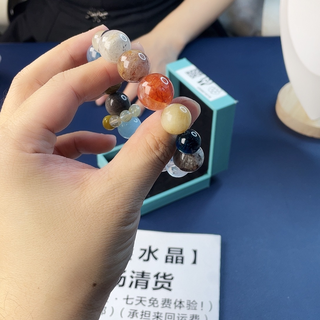 水晶银S925镶嵌手链