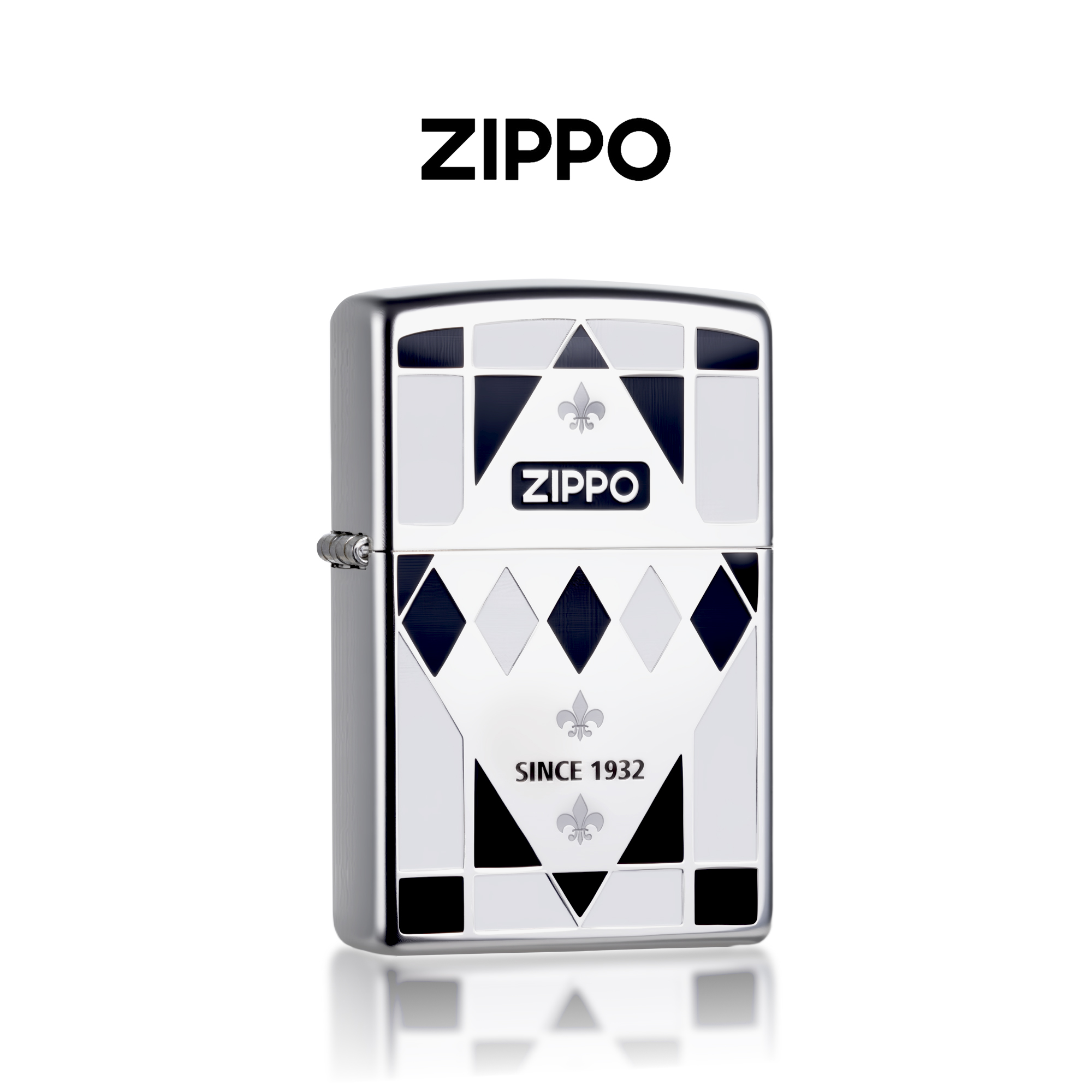 ZIPPO/之宝美国打火机正品几何空间高档个性生日礼物DYH1X1