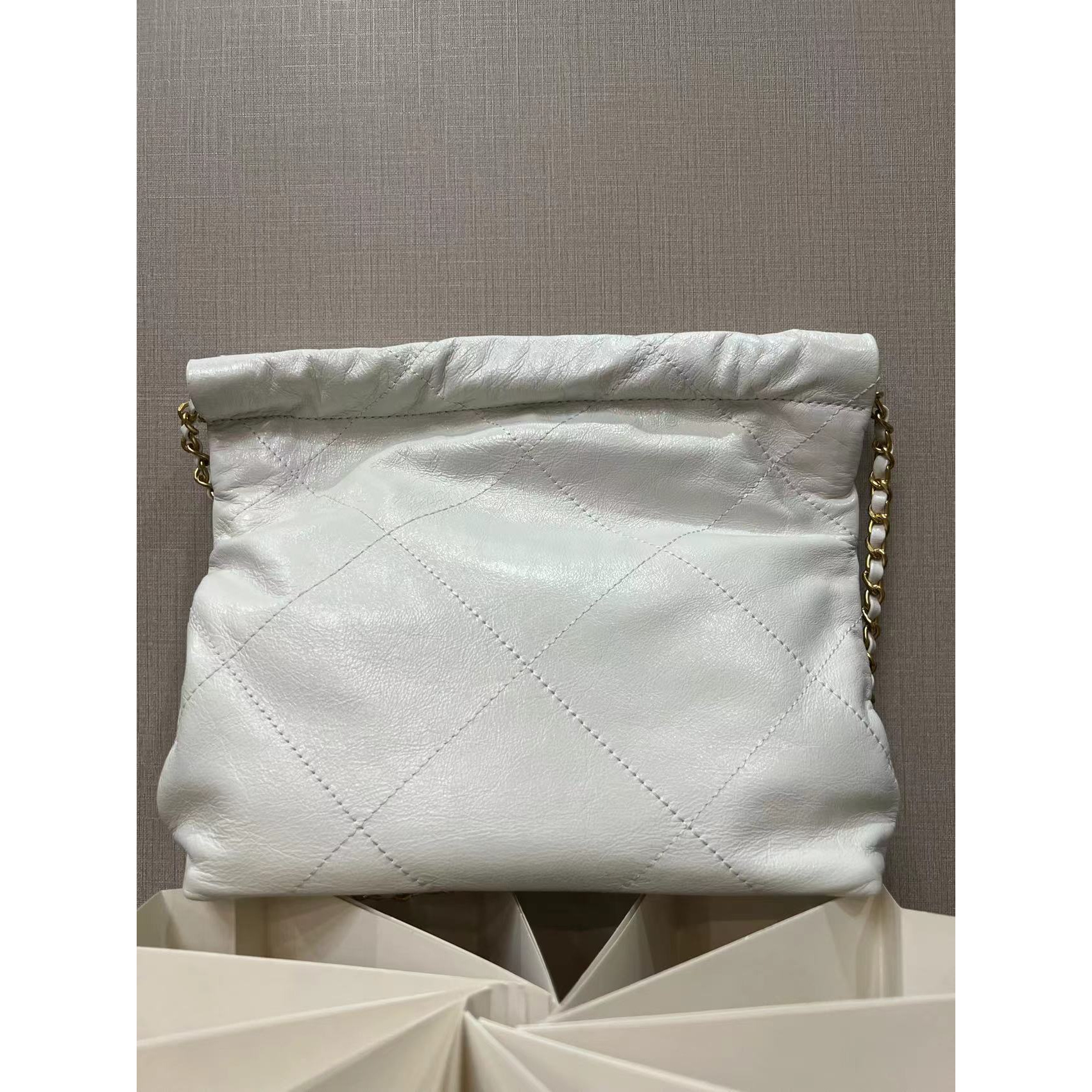 TOLEX2025新款手工时尚百搭小袋女包白色