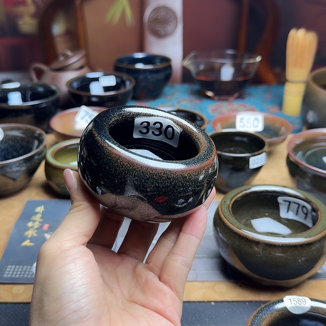 茶盏330 柴烧手工主人杯