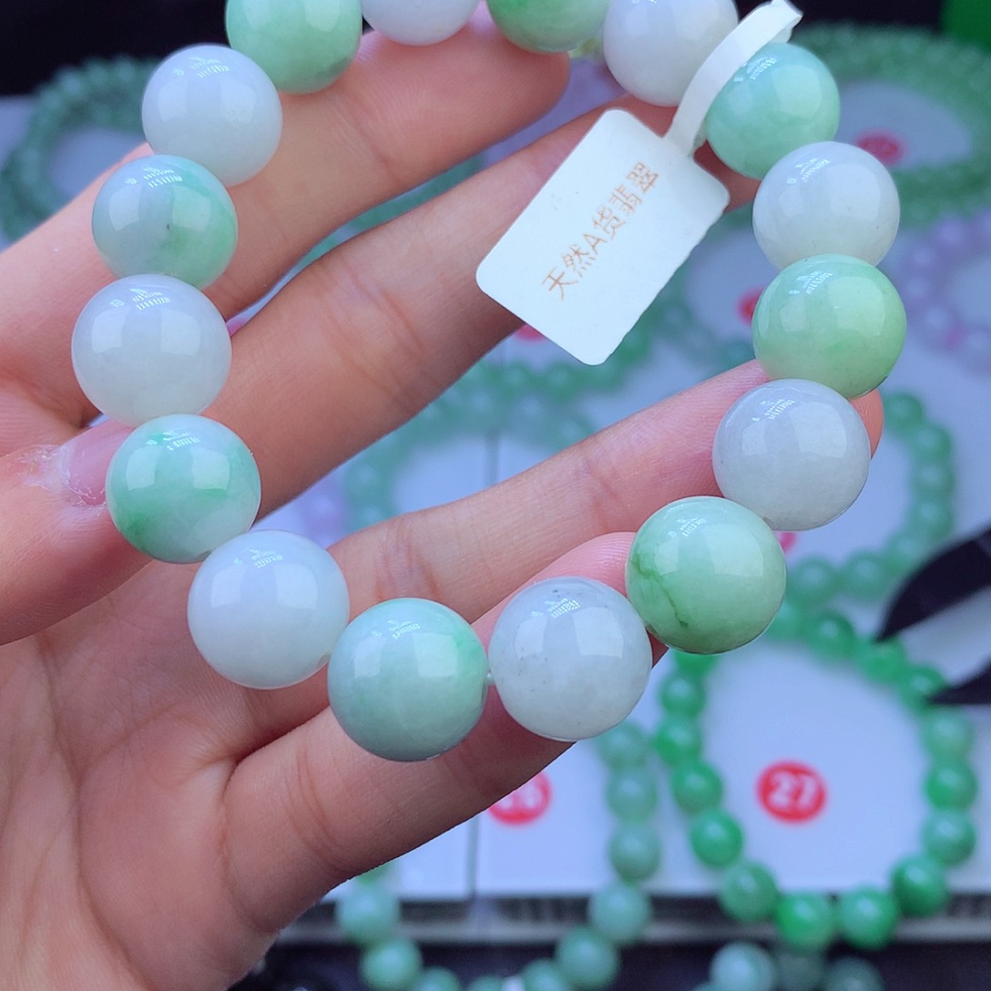 翡翠未镶嵌毛衣链