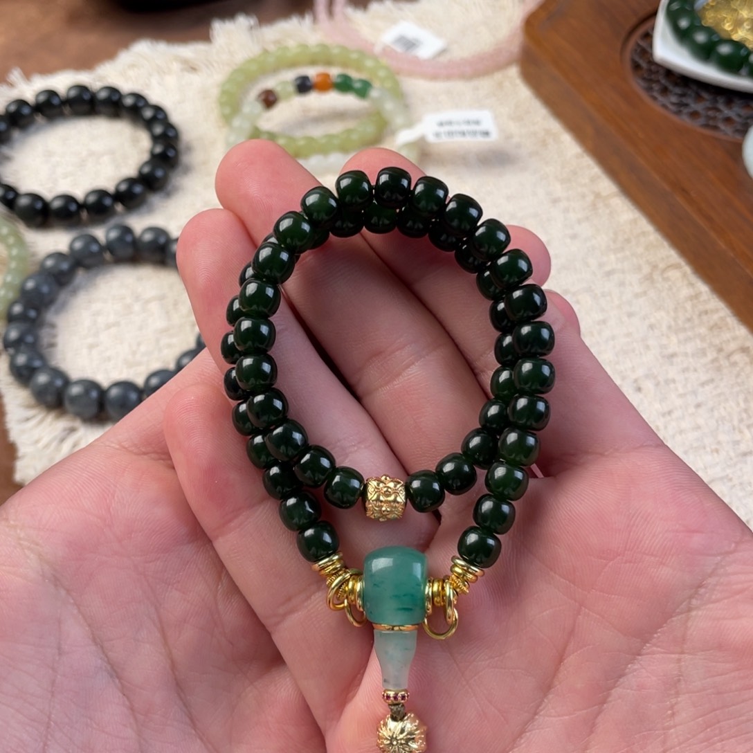 未镶嵌手串和田玉