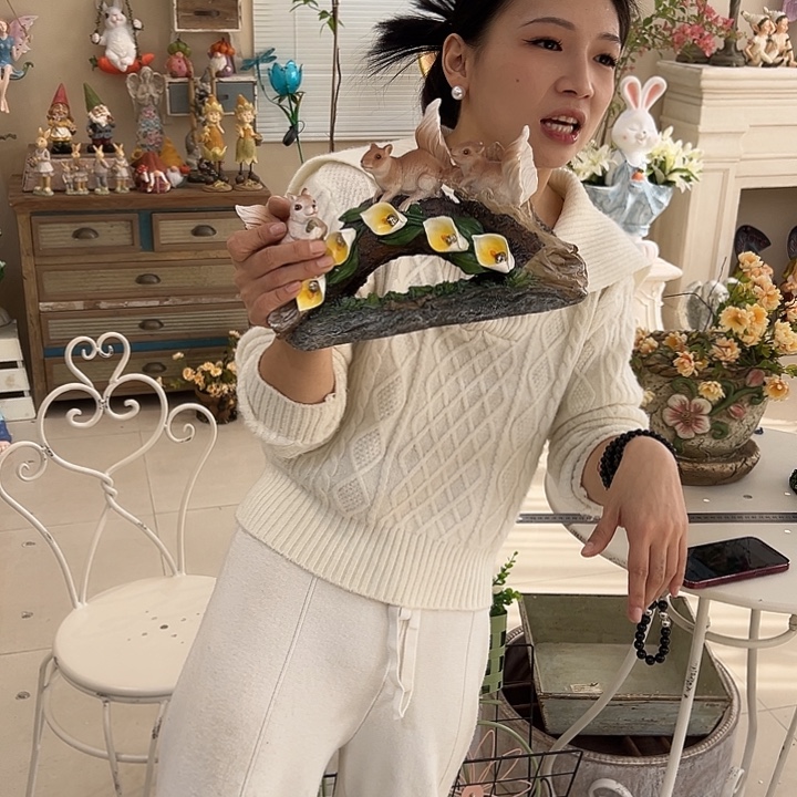 花园摆件红红火火