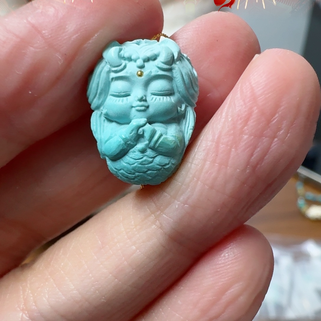 绿松石珠宝奇石未镶嵌