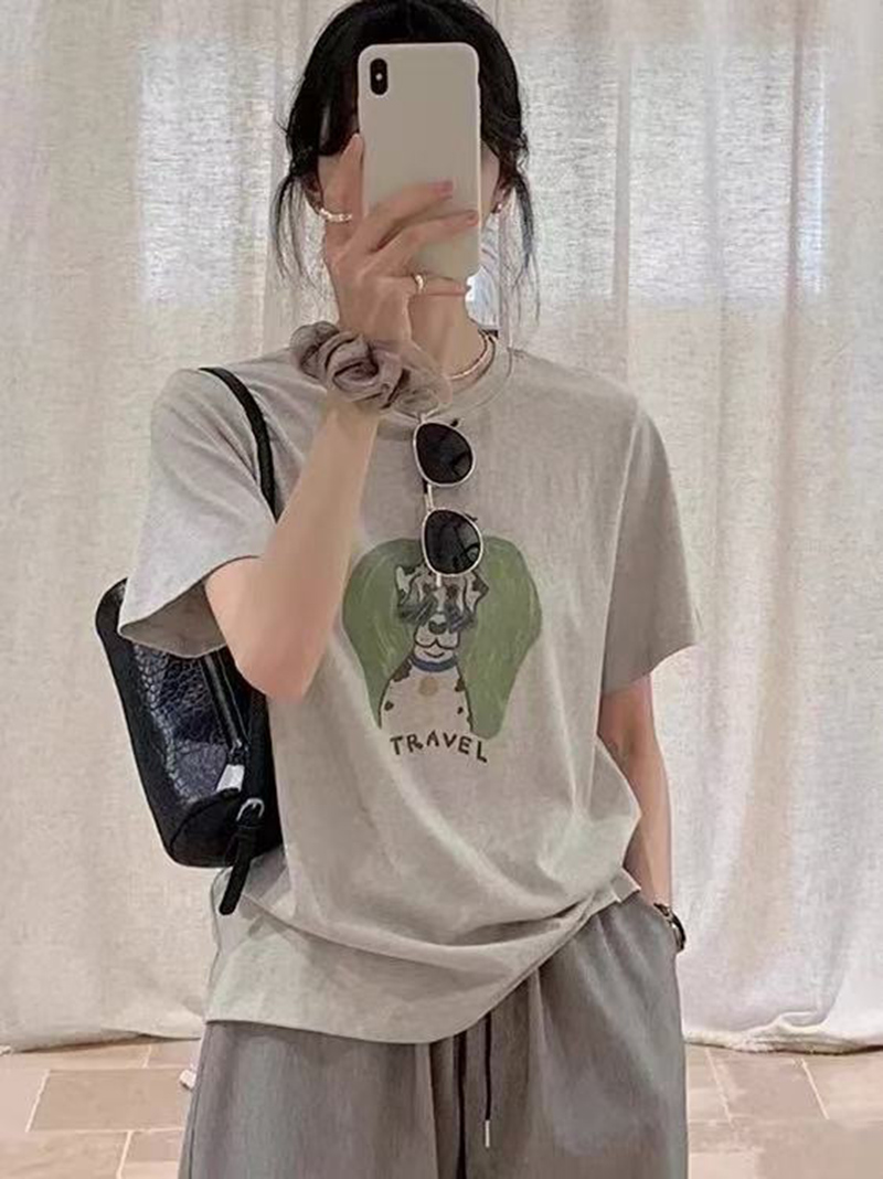 T851-T900春夏季韩系新款实体店品质韩版高级感女装气质短袖上衣