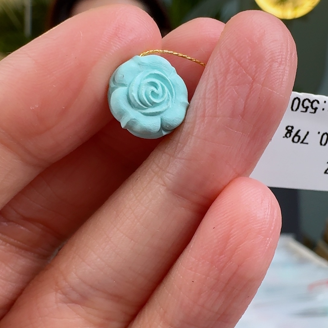 绿松石珠宝奇石未镶嵌