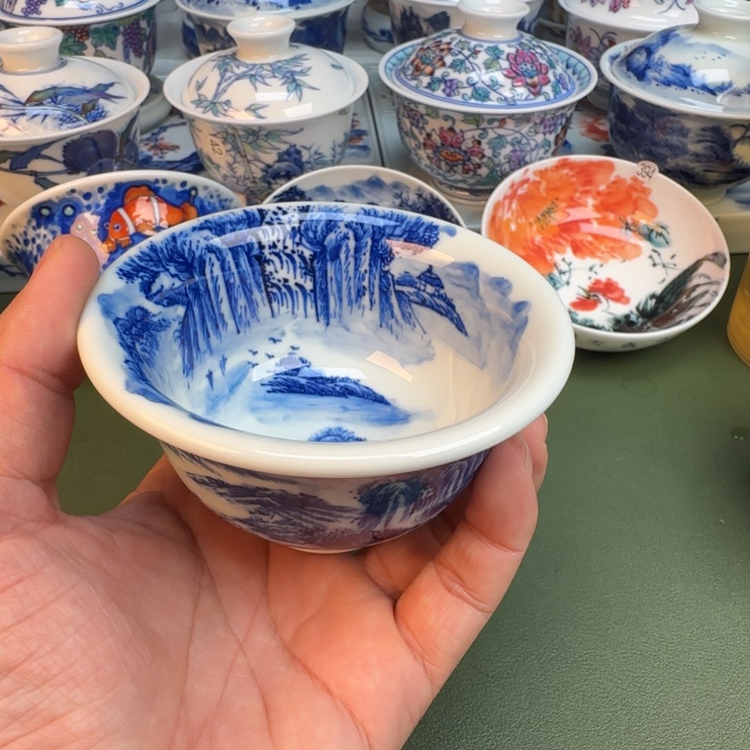 陶纯手工纯手绘茶具326