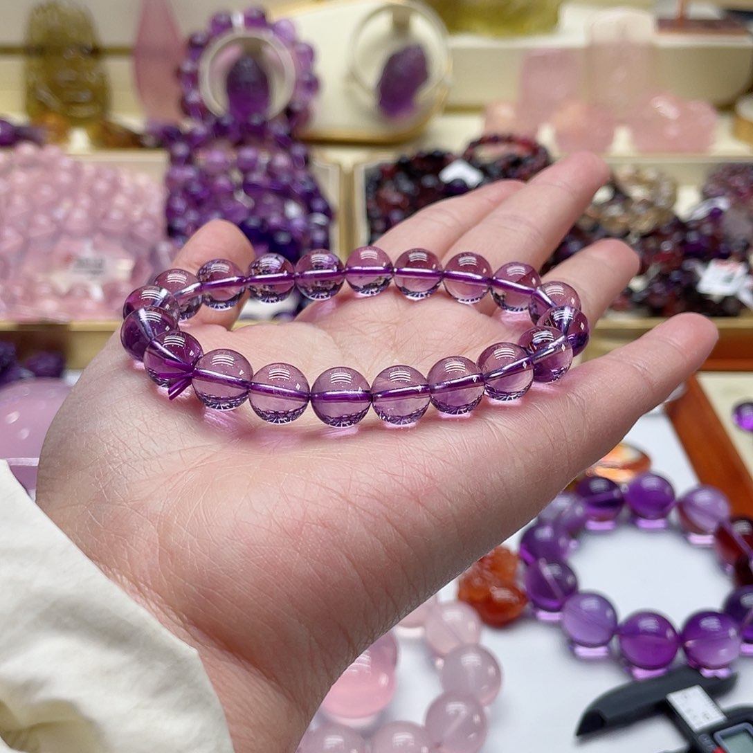 紫晶手链未镶嵌S****e紫水晶