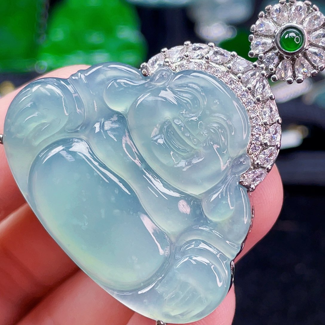 翡翠未镶嵌吊坠(不含链)881