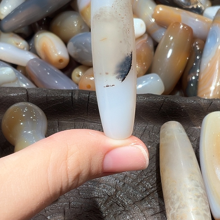 玛瑙/玉髓吊坠(不含链)未镶嵌