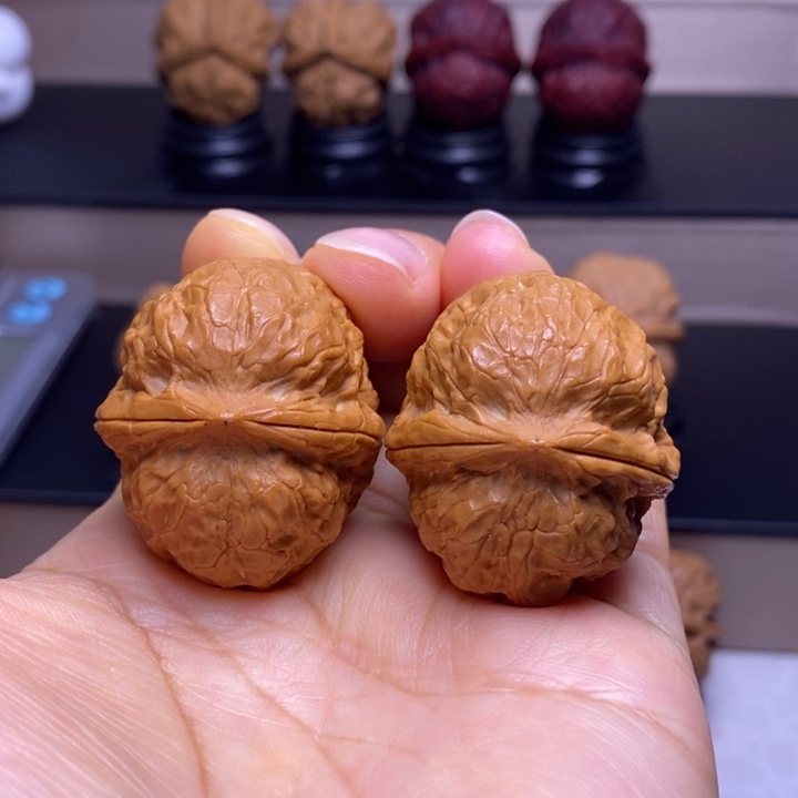 把件文玩核桃粗筋钢炮58