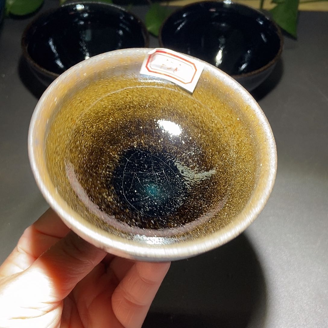 茶盏428 建窑建盏微瑕磨底