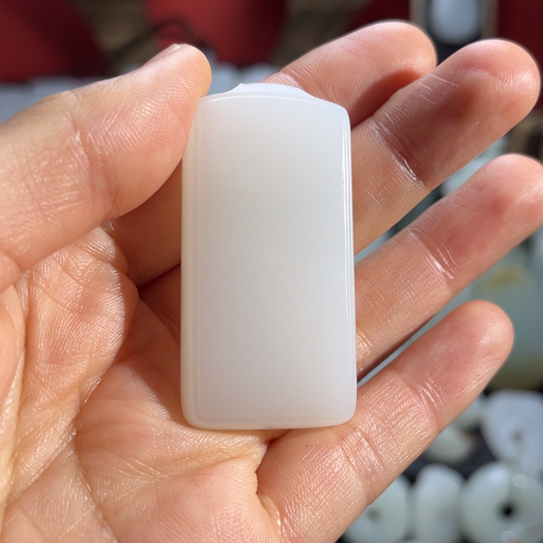 和田玉吊坠(赠链)未镶嵌心*