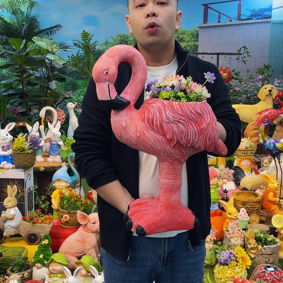 红陶花园庭院摆件