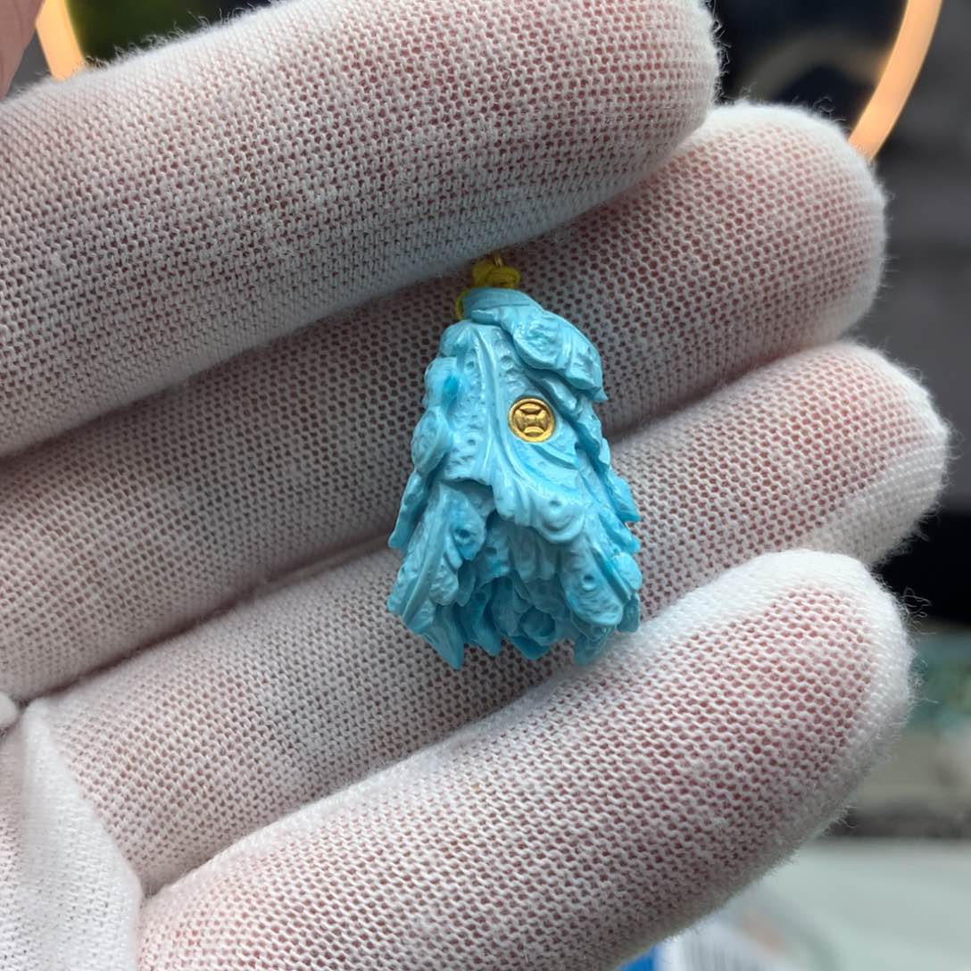 绿松石挂件未镶嵌