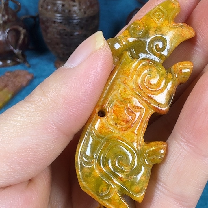 和田玉（糖玉）未镶嵌挂件