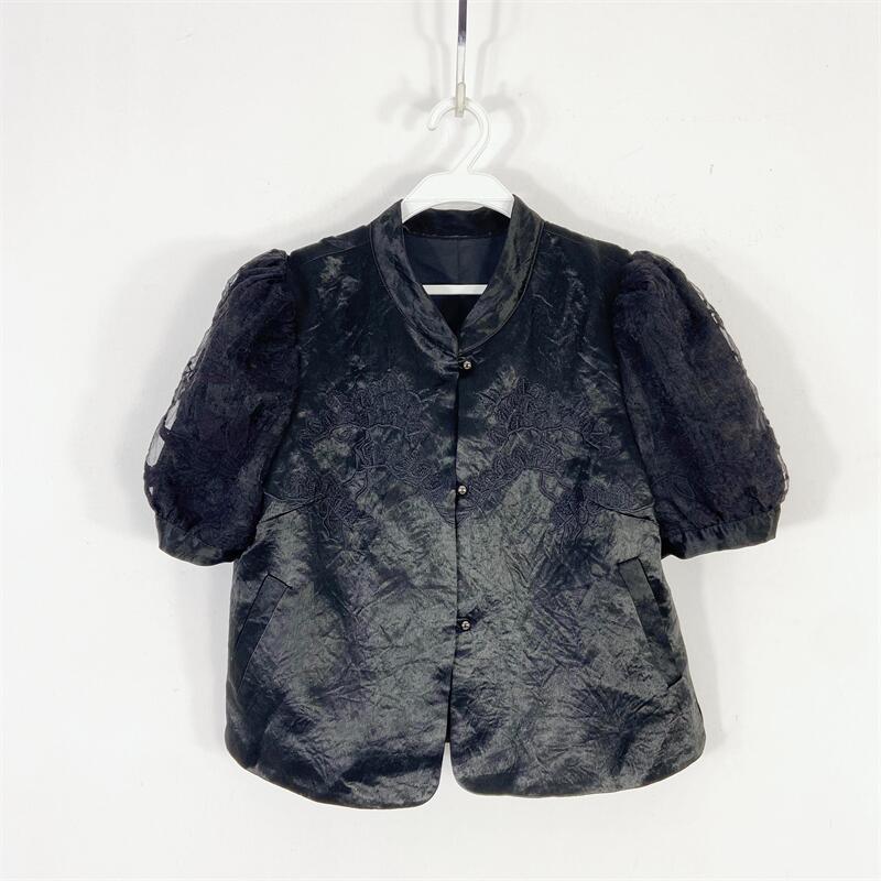 【77衣橱】KS0435精品女装上衣短袖T恤气质轻奢【红人上新】K