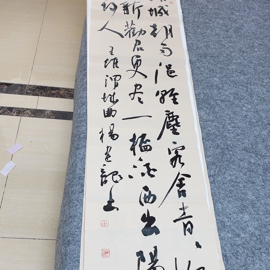 书法中书杨建龙作品138×34