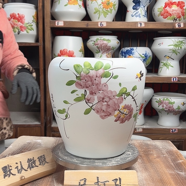 摆件苹果紫藤新款陶瓷