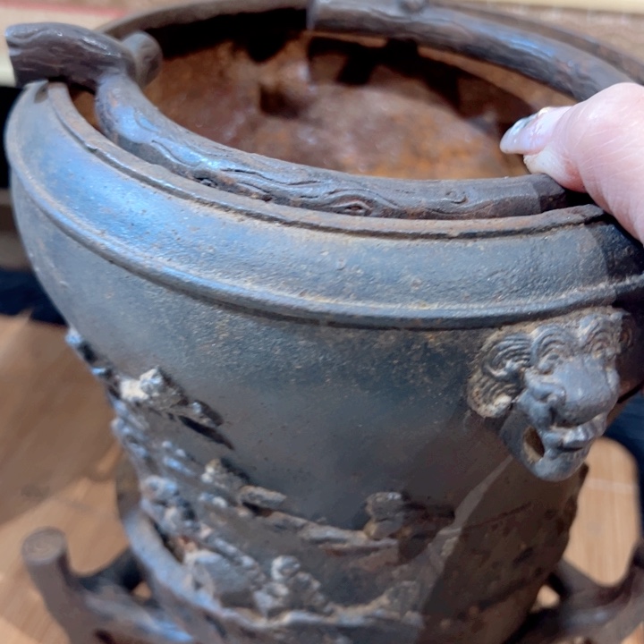 望***影铁中古工艺品摆件