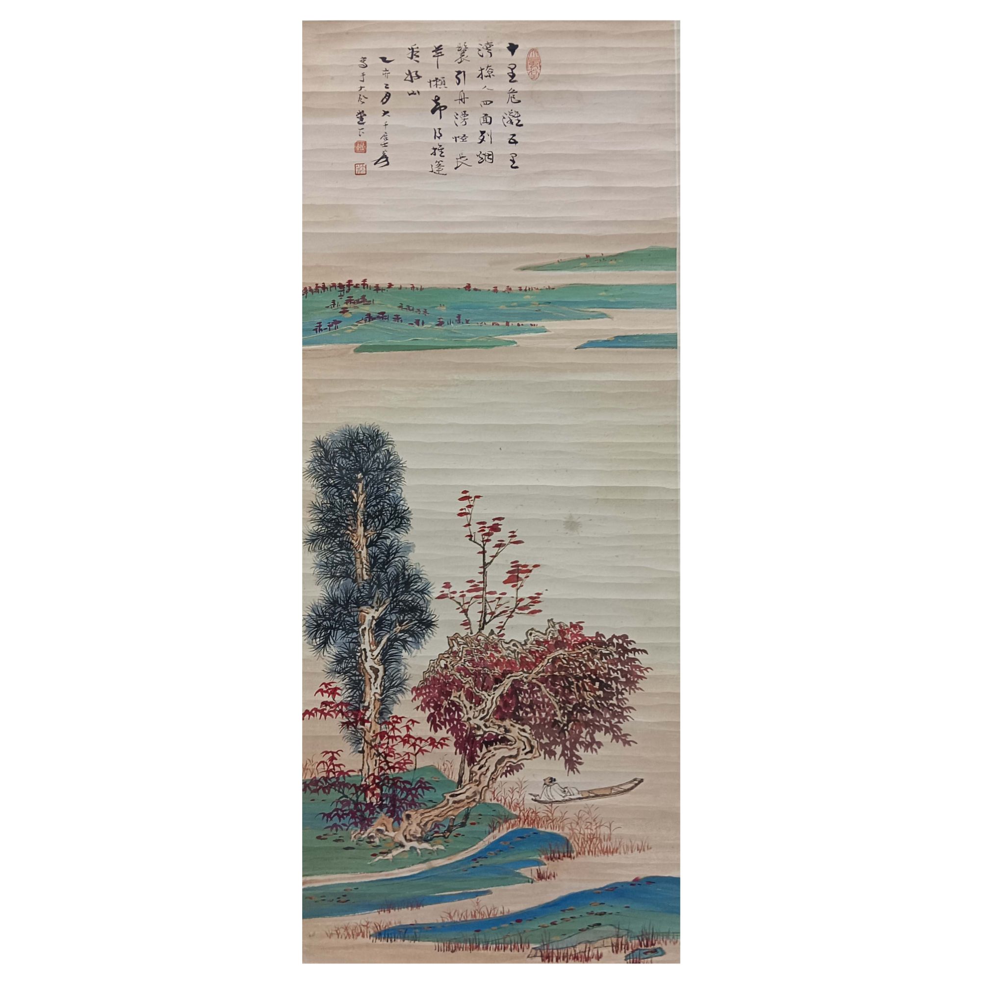 张大千《山水》万里江山P26 -ZB365000034-85X34cm