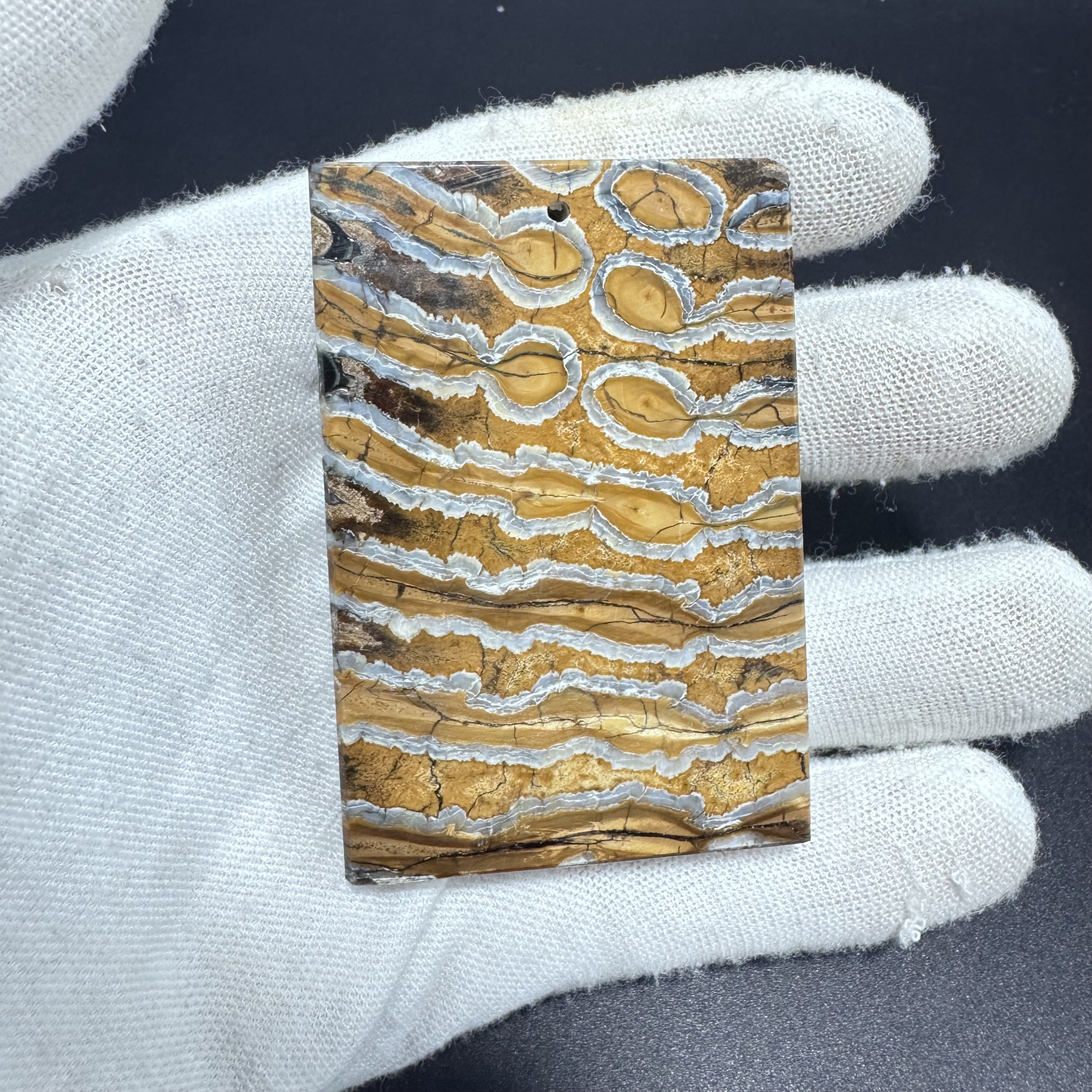 【猛犸兄弟】JC0002 天然猛犸象牙 臼齿无事牌