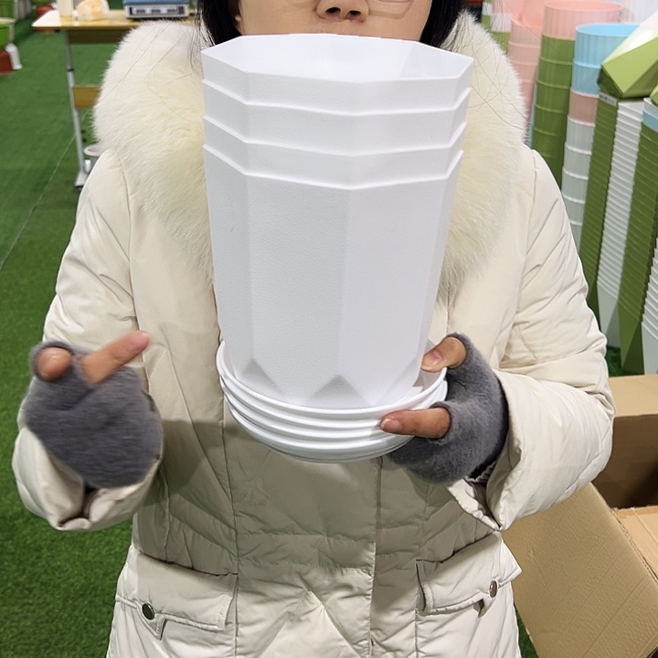 清仓FZ155口15高16白色带托4只