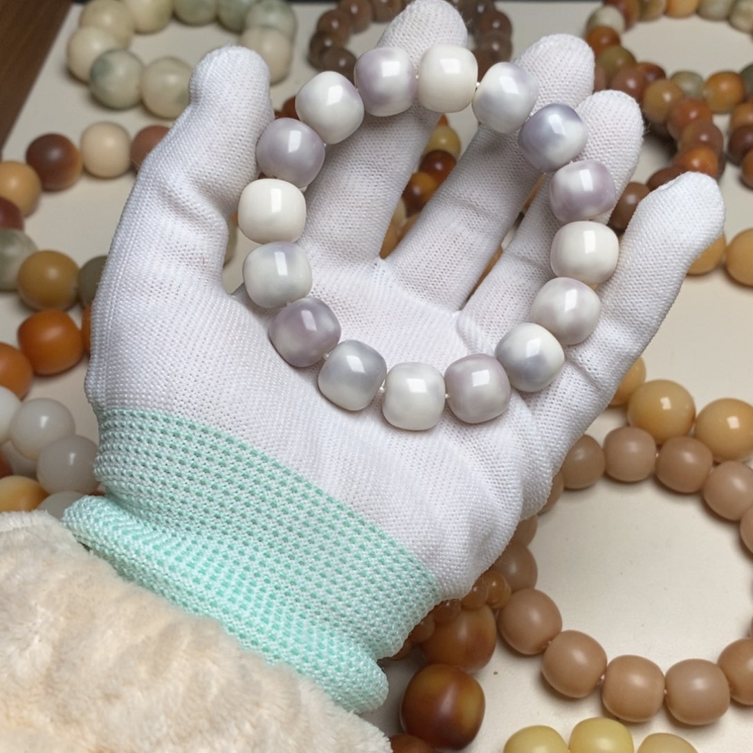 菩提根/象牙果手串紫麻薯