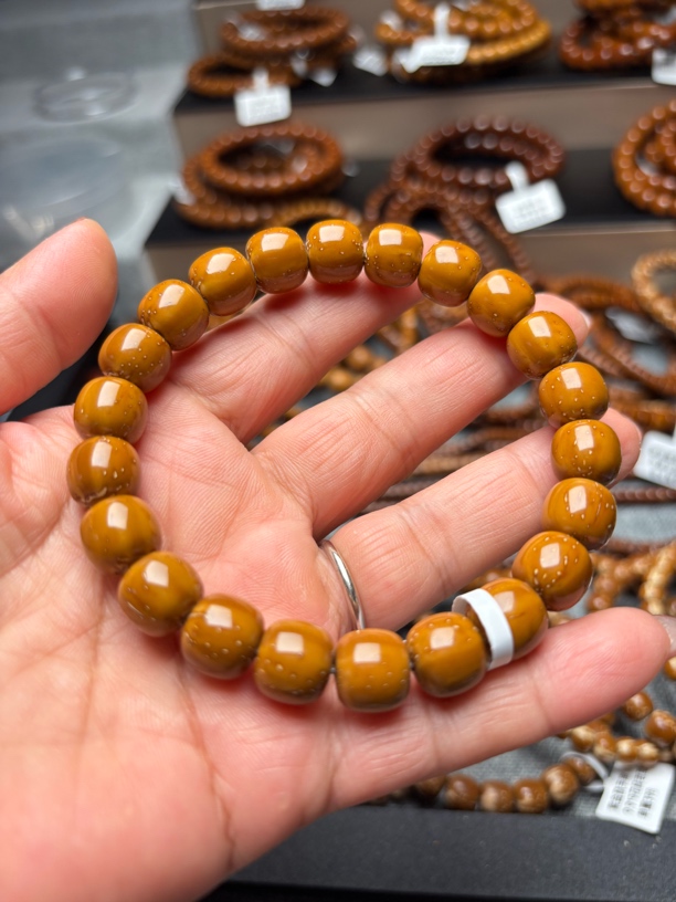 紫金鼠手串11×10黄皮老型单圈