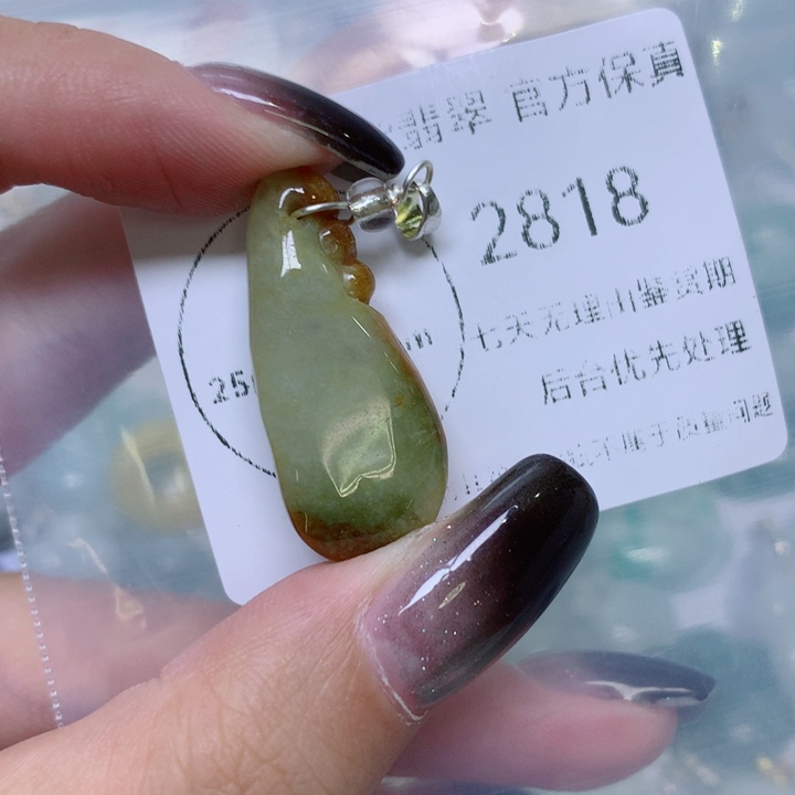 翡翠未镶嵌颈饰翡翠