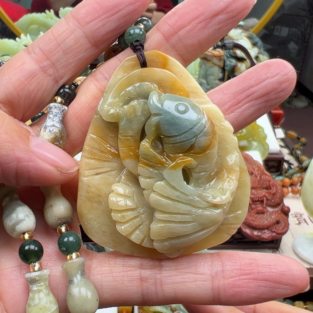 岫玉未镶嵌挂件挂件