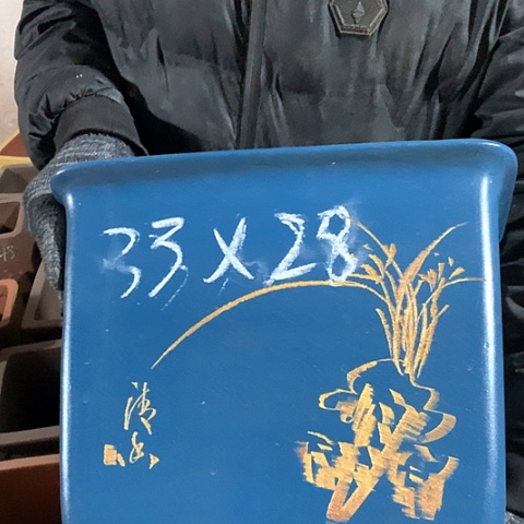 紫砂花盆手工制作