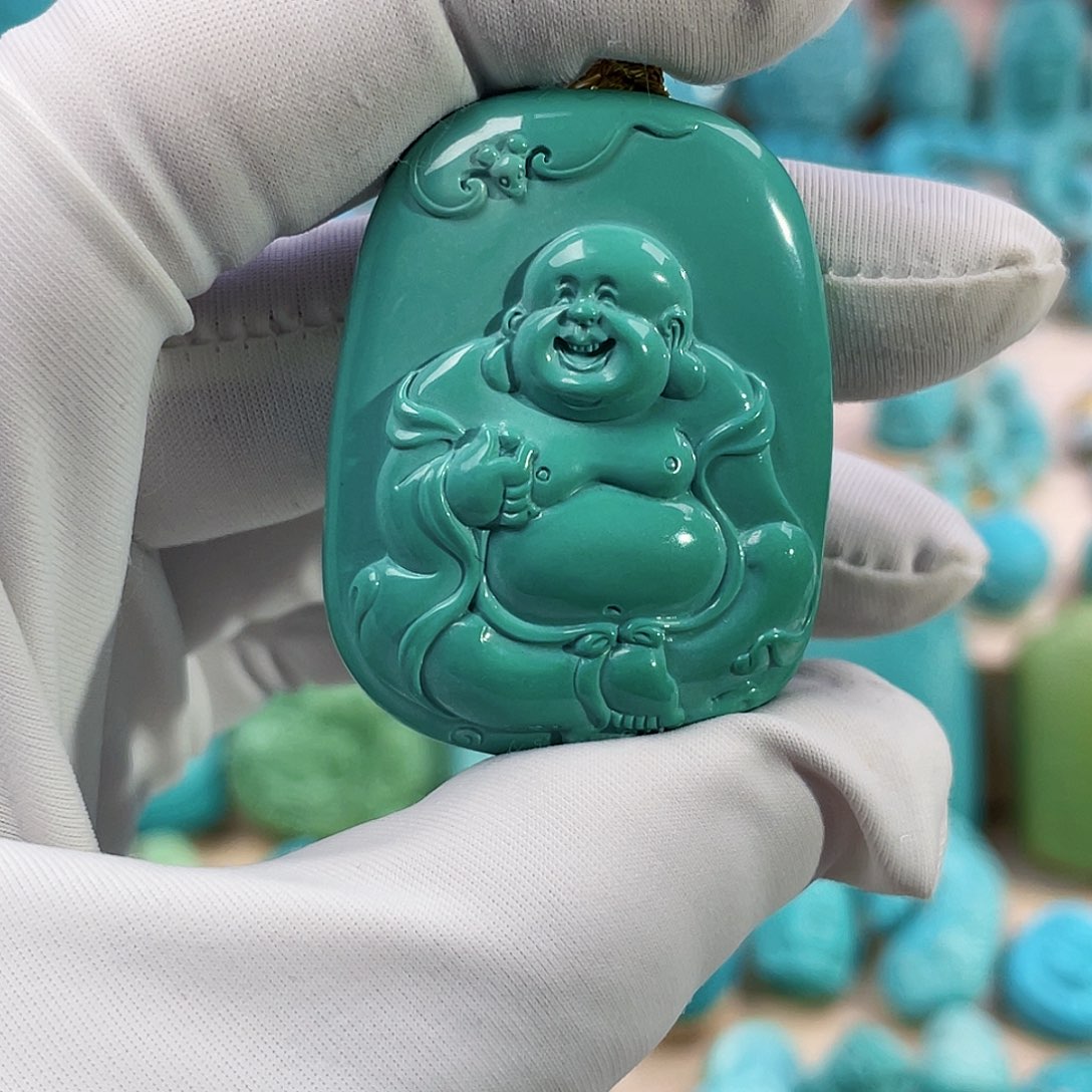 绿松石珠宝奇石未镶嵌